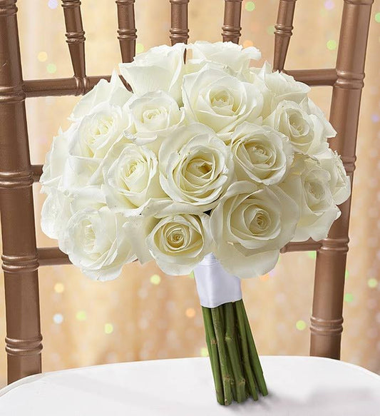 1-800-Flowers White Rose Bouquet Small